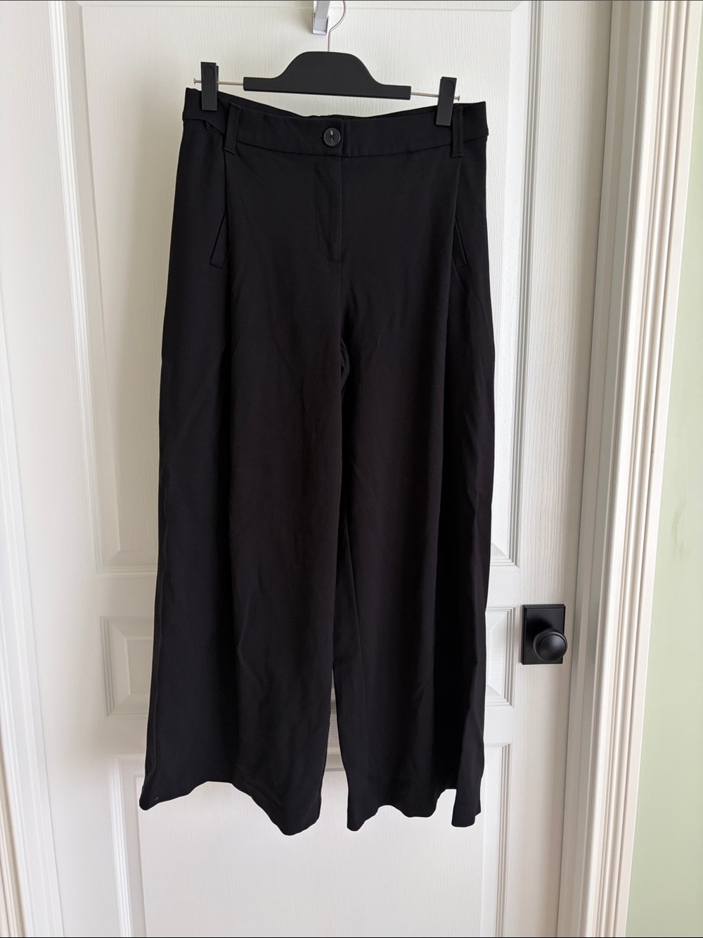 Democracy Black Wide Leg Trousers